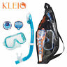 Um-2000-usp-220 Uc-2022p-cgr Tusa Child Junior Combo Mask Snorkel Clear Green 685193487069