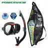 Um-24-usp-250 Uc-2425p-bkr Tusa Powerview Adult Dry Mask And Snorkel Set 685193486789