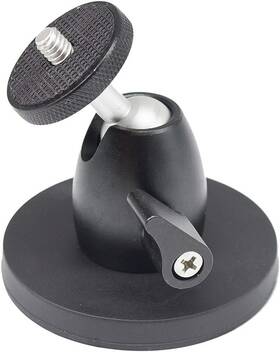 Uncle Squirre 759838161819 Magnetic Camera Mount With 360 Stand Attaches To Steel Black