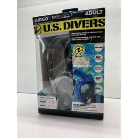 Us Divers 665771038484 U.s. Airgo Easy Breath Snorkel System Exploreseries Full Mask Adult Xs/sm