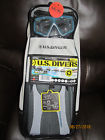 Us060091 Divers Performance Series Adult Snorkeling Set White With Travel Bag