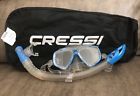 Us150020 Cressi Perla Gamma Adult Snorkeling Combo Blue Italy Made