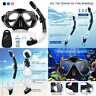 Us1904-qs005-black Snorkel Set Adults Snorkeling Impact Resistant Tempered Glass 720310343221