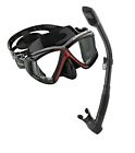 Usc295058 Cressi Panoramic Wide View Mask Dry Snorkel Set