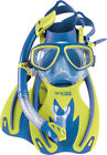 Usk060204b Cressi Rocks Mfs Set Fins Blue Yellow 843607509206