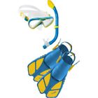 Uskb20021 Cressi Mini Bonete Mfs Set Fins Blue Yellow 843607565707