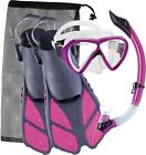 Ust010104b-p Ust010204p Cressi Bonete Adult Set 843607507066