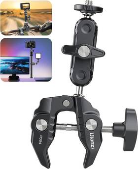 R094 Uurig R060 Super Clamp Multi-functional Camera C Black