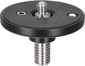 A22011600ux0505 Uxcell Mic Stand Adapter - 1/4 Inch To 3/8 Male Double-side 1.93 Silver