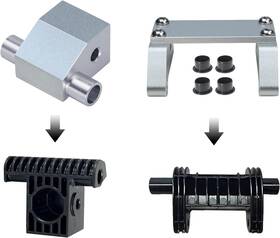 Vanshly 706316979527 Metal Drive Toggle And Clevis Mount Power Recliners Fits For La Z 1 Silver