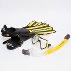 Vaya-set-fin-yl-bk-s-m National Geographic Snorkeler Vaya 812037171529