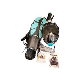 Lga17 Viginsul Snorkel And Flipper Set With Carrying Bag For Adults