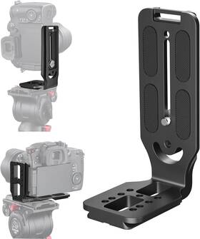 Ve11 Vikii Store Dslr Camera L Bracket Vertical Horizontal Switching Tripod Quick Release Grey