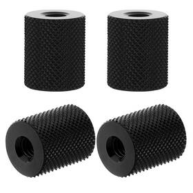 1l3wpe3e Vin Beauty 622906 1 4 Pcs Double Female Thread Tripod Cylinder Adapter Screw 1/4 To 1.7 Cm Black