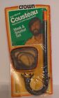 2272 Vintage 1975 Nos Jean-michel Cousteau Youth Mask Snorkel Set Rare C-10