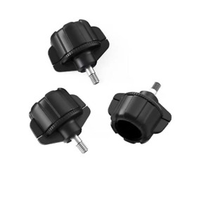 Viz Giz 3 Pack 17mm Ball Mount Base To 1/4inch Screw Adapter Swivel Viz Giz 3 Pack 17mm Ball Mount Base To 1/4inch Screw Adapter Swivel