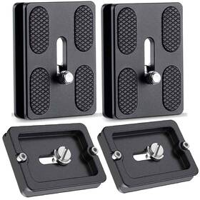 Vizemo 742082648168 Camera Quick Release Plate Pu50 2 Pieces Qr Small With Black