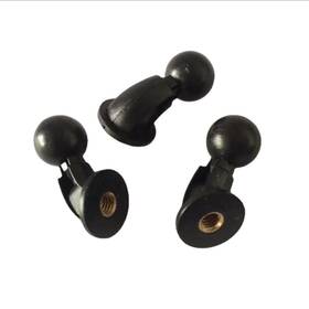 Vizgiz 796862621414 2 Pack 1/4 Inch To 17mm Ball Mount Adapter Swivel Bolt For Black