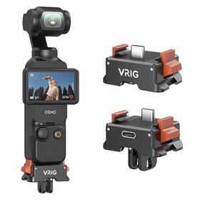 Ac-21 Vrig Quick Release Charging Adapter Base For Dji Osmo Pocket 3 Aluminum