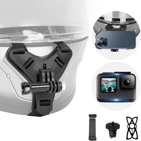 Ac-hm-01 Vvntvee Chin Mount For Camera And Phone Mmotorcycle Helmet Dirt Bike A