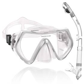 As001 Wacool Professional Snorkeling Snorkel Diving Scuba Package Set With Anti Fog Co