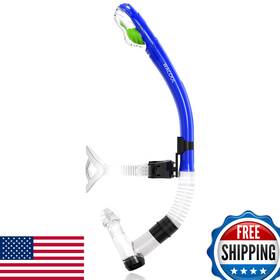 B0979fml56 Wacool Training Headstrap Support Dry Top Snorkel Tube Comfortable Mouthpiece On