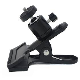 Walway 612789273157 Tripod Camera Clip Clamp Flash Reflector Holder Mount Large Black