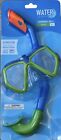 577814 Water Sun And Fun Snorkel Set Youth Swimming Accessory Blue Green Uv Protection