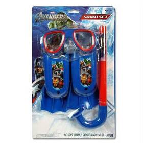 What Kids Want 687554281279 Marvel Avengers Swim Set Includes Mask Snorkel And Pair Of Flippers