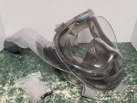 Wildhorn 810025314712 Seaview 180 V2 Full Face Snorkel Mask Gray Used Wildhorn 810025314712 Seaview 180 V2 Full Face Snorkel Mask Gray Used