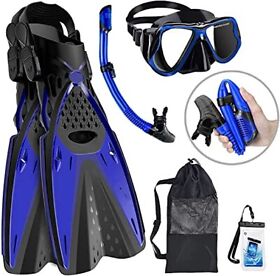 Xdobo Snorkeling Gear For Adults Snorkel Set Scuba Mask Foldable