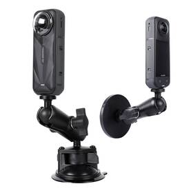 Xik 785179862214 2 In 1 Suction Cup And Magnetic Camera Mount Stand Kit For Small Black