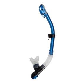 Sn120bu Xs Scuba Passage Dry Snorkel - Solid Blue