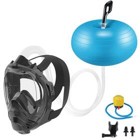 Xyuee 785731437966 Diving Breathing System Snorkel Mask L/xl Portable Motorless/tankless