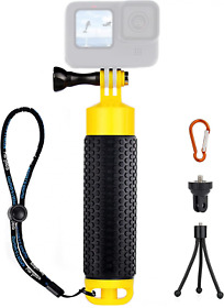 Yallsame Floating Hand Grip Underwater Handle Mount With Detachable Tripod Stand