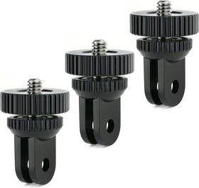 Gpag-gacm-20802 Yallsame 3 Pack 1/4-20 Conversion Adapter Mount With Locking Ring Gpag-gacm-20802 Yallsame 3 Pack 1/4-20 Conversion Adapter Mount With Locking Ring