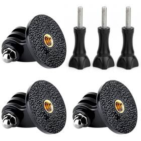 Yallsame Gpag-gatm-11203 6 Pack Tripod Mount Adapter Compatible With Gopro Action Camera Connector Set