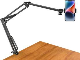 Yiyant 734730769967 Overhead Tripod Mount For Camera Webcam Ring Light Long Over Head 01-black