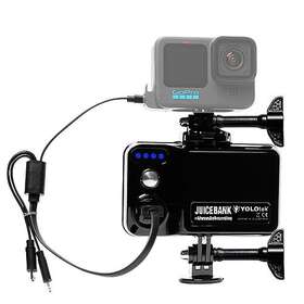 Yolotek 852734006601 External Battery For Gopro/mevo. Accessories Go Pro Hero 12 11 10 9 Black