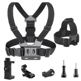 Yullmu 796713823387 Mobile Phone Chest Strap-headband First-person 6.29 1.96 Black