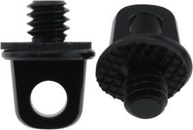 Cscrewa-b2 Zczqc Czqc 1/4inch Camera Screw 2pcs 1/4-20 Quick Install 13.5mm X 18.5mm Black