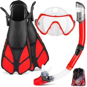 Zeeporte 972513102110 Mask Fin Snorkel Set With Adult Snorkeling Gear Panoramic View Div Inch