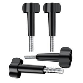 Zhuhai Jiawei Technology Co Ltd 721776236973 4 Pack Thumbscrew Compatible With Gopro Standard 1/4-20 Thread Black Screws