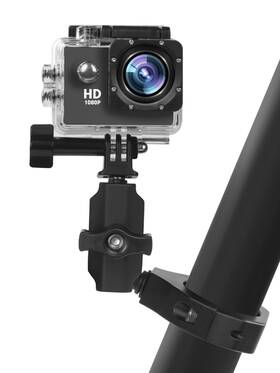 Zidiyoruo 768420972375 Utv Camera Mount For 1.75 Inch -2 Roll Bars - 48.27 Cubic Inches Black
