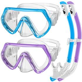 Zipaura 796288461137 Snorkeling Gear For Kids Snorkel Set Ages 3-14 Anti-fog