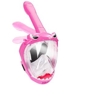 Zipoute Snorkel 972513101960 Full Face Mask For Kids Snorkeling Set 180 Degree Panoramic Vie