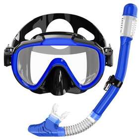 Zipoute Snorkel 972513104053 Set Dry Top Snorkeling Gear For Adults