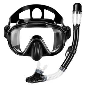 Zipoute Snorkel 972513105760 Set Dry Top Snorkeling Gear For Kids Panoramic Anti-leak And Anti-f