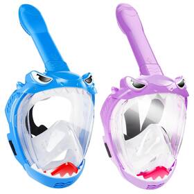 Zipoute Snorkel 977254900100 Full Face Mask For Kids Snorkeling Set 180 Degree Panoramic Vie