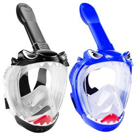 Zipoute Snorkel 977254902722 Snorkeling Gear For Kids Full Face Mask With 180 Panoramic View Ki